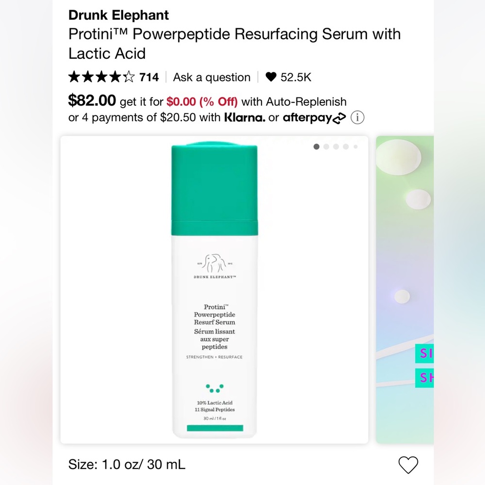 Drug Elephant Protini Serum BNIB